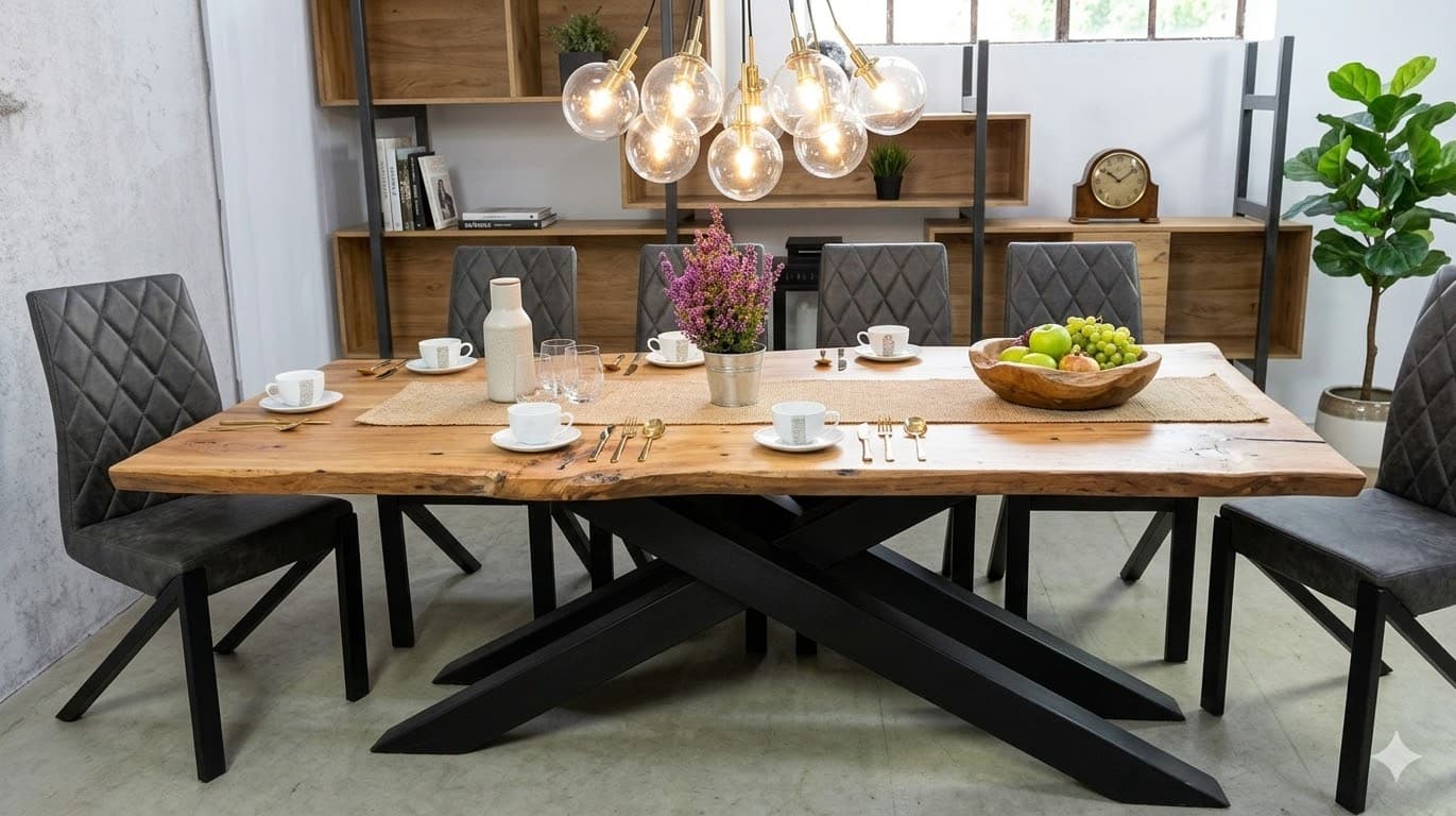 Foto van Stół dębowy lity dąb oflis 400