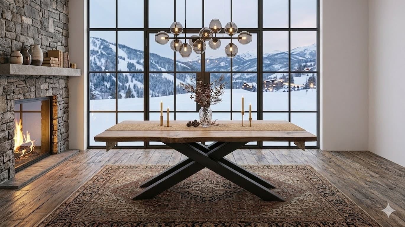 Foto van Stół dębowy lity dąb oflis 400