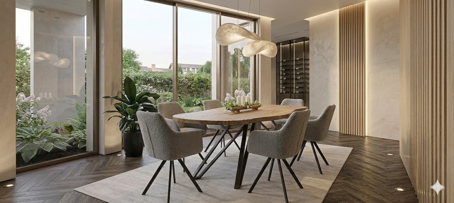 Stół dębowy organiczny kształt 320