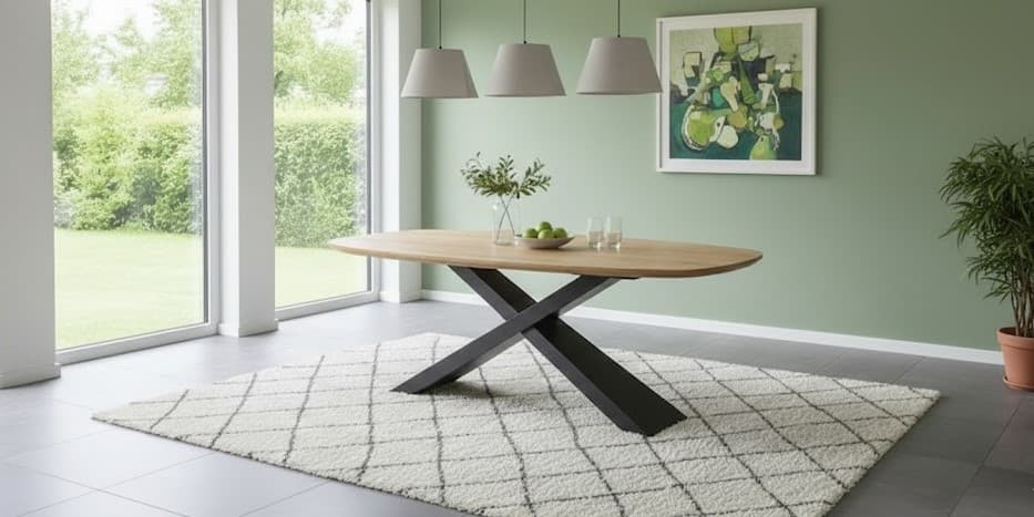 Foto van Stół dębowy owal 570