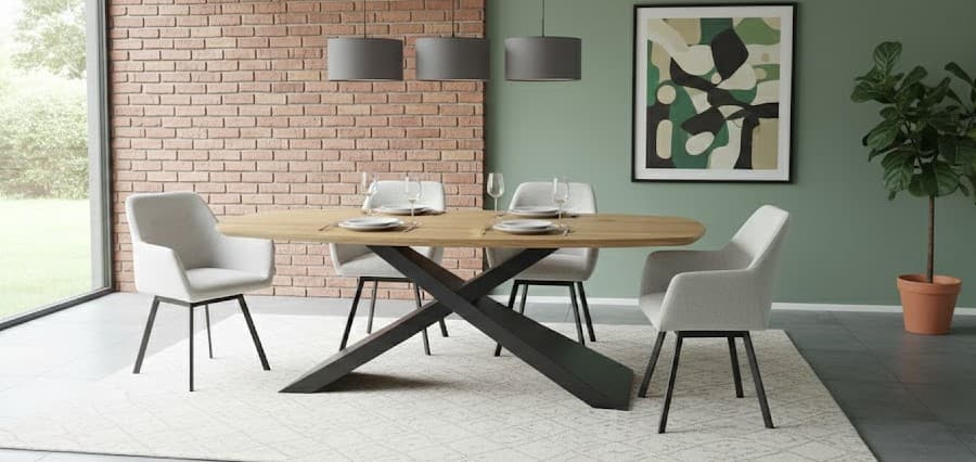 Foto van Stół dębowy owal 570