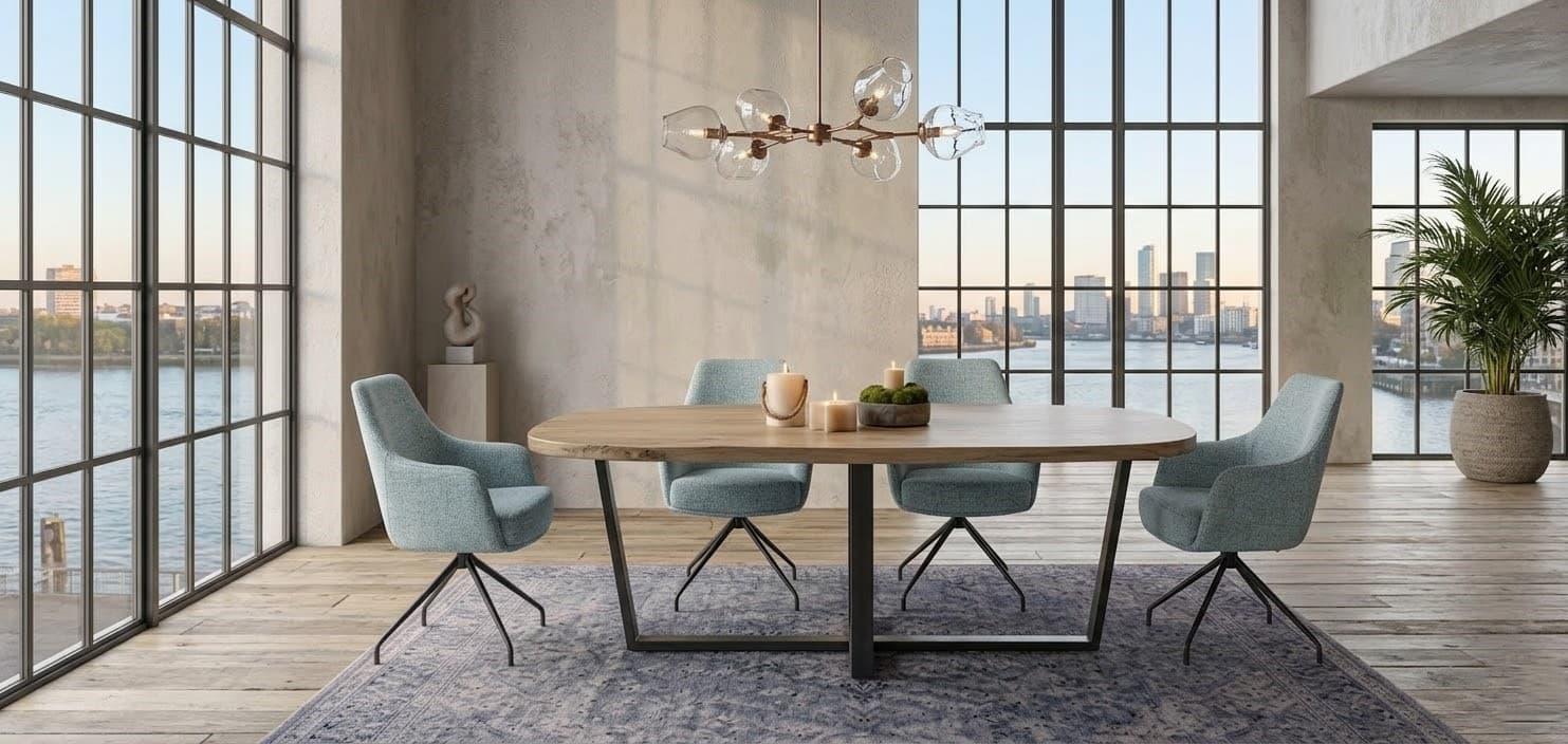 STÓŁ DĘBOWY OWAL 150