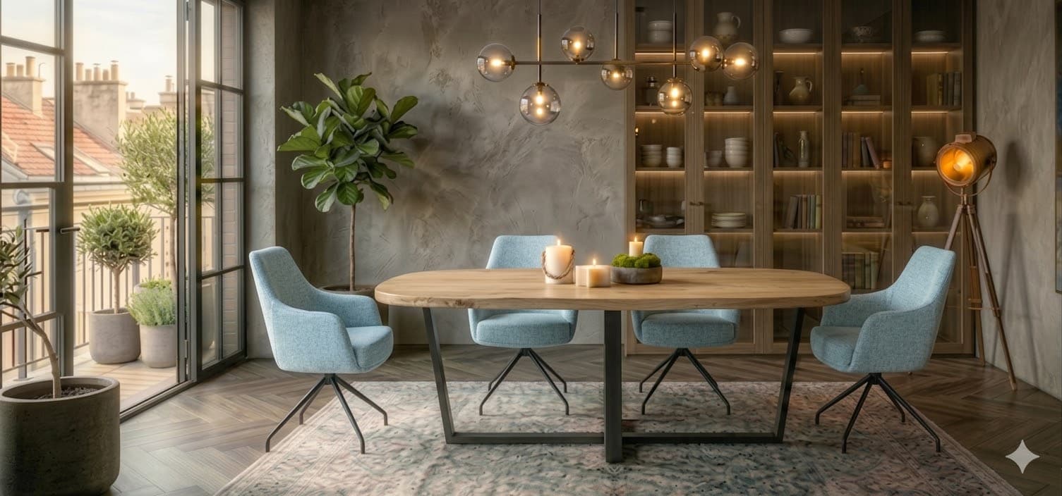 Foto van STÓŁ DĘBOWY OWAL 150