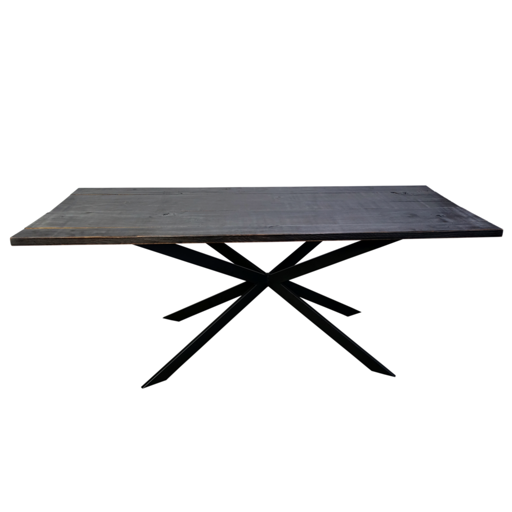 Beech – metal table