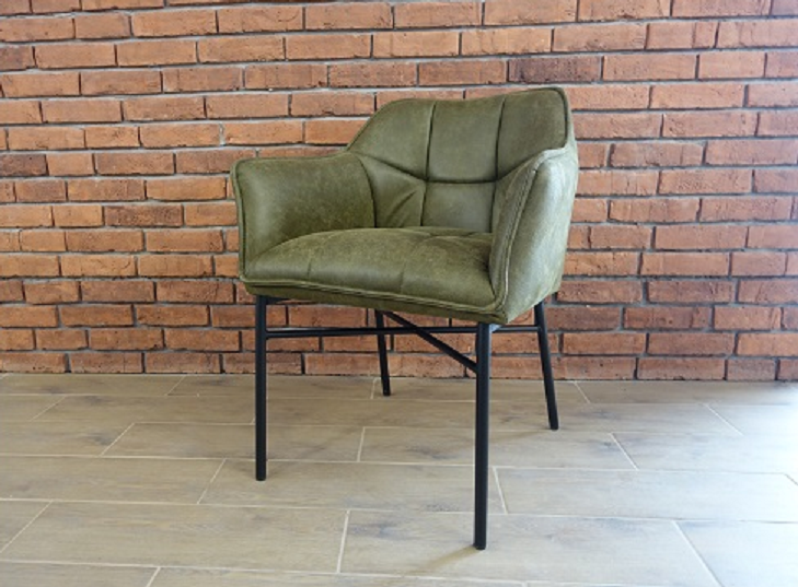 BOSTON chair, leather upholstery