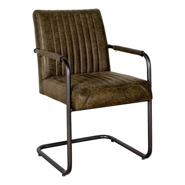 Foto van DENNIS chair, leather upholstery